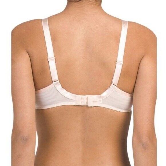 Chantelle Womens Bra sz 40F / 40DDD Pink Pearl Chic Essential Underwire Soft Cup - Picture 3 of 11